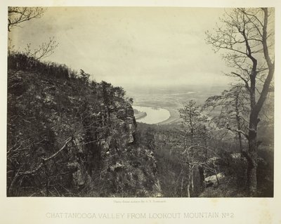 Vallée de Chattanooga depuis Lookout Mountain, n° 2 - George N. Barnard