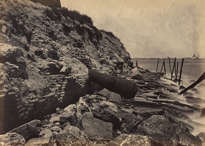 Vue extérieure de Fort Sumter - George N. Barnard