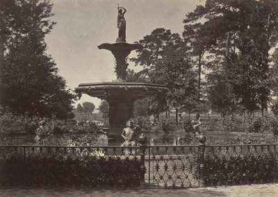 Fontaine, Savannah, Géorgie, années 1860 - George N. Barnard