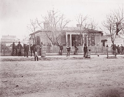 Quartier général du général Sherman ou Thomas, Chattanooga, vers 1864 - George N. Barnard