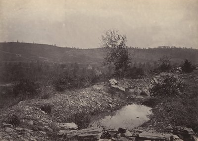 Mission Ridge depuis Orchard Knob - George N. Barnard