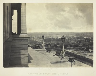 Nashville depuis le Capitole - George N. Barnard