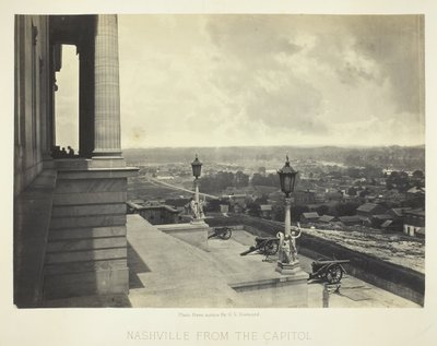 Nashville depuis le Capitole, 1864 - George N. Barnard