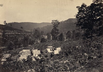 Col dans la chaîne Raccoon, Whiteside No. 2 - George N. Barnard