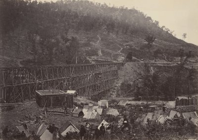 Passage dans la chaîne de Racoon, Whiteside No. 1, 1860s - George N. Barnard