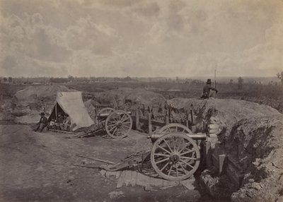 Travaux rebelles devant Atlanta, GA, No. 4 - George N. Barnard