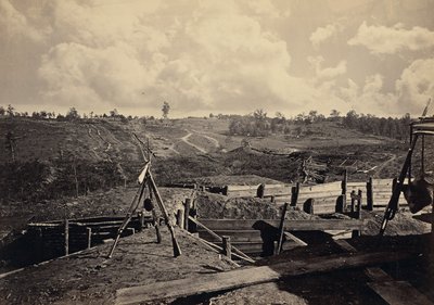 Travaux des rebelles devant Atlanta, Ga. No. 5 - George N. Barnard