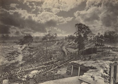 Travaux rebelles devant Atlanta, Géorgie No. 1, années 1860 - George N. Barnard