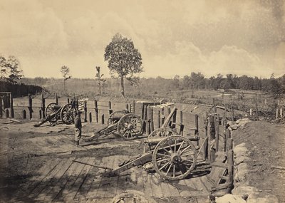 Travaux des rebelles devant Atlanta, Géorgie, n° 2 - George N. Barnard