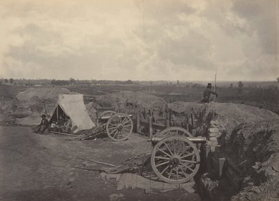 Travaux rebelles devant Atlanta, Géorgie No. 4, années 1860 - George N. Barnard