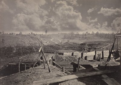 Travaux rebelles devant Atlanta, Géorgie No. 5 - George N. Barnard