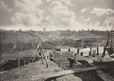 Travaux des rebelles devant Atlanta, Géorgie, n° 5 - George N. Barnard