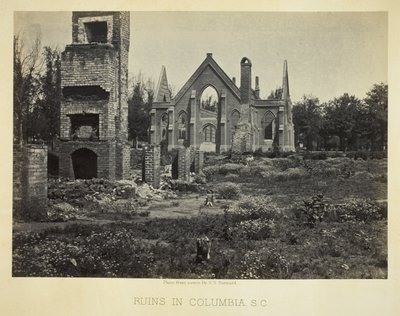 Ruines à Columbia, S.C. - George N. Barnard