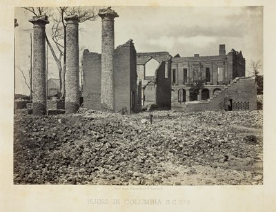 Ruines à Columbia, S.C., n° 2 - George N. Barnard