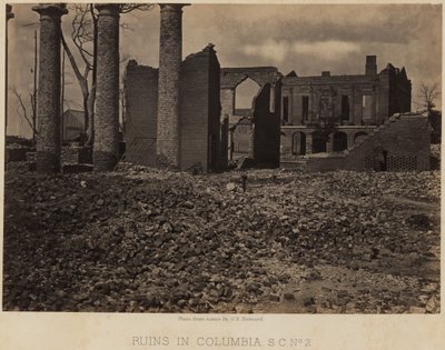 Ruines à Columbia, S.C. no 2 - George N. Barnard