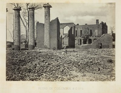 Ruines à Columbia, S.C., No. 2, 1865 - George N. Barnard