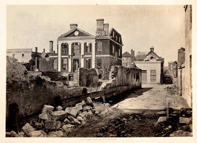 Ruines du manoir Pinckney, Charleston S.C - George N. Barnard