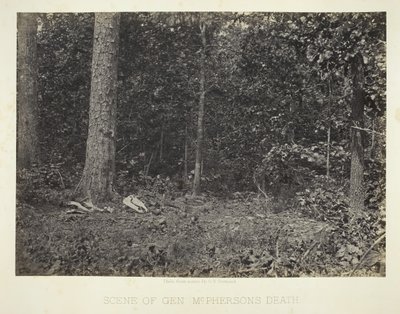 Scène de la Mort du Général McPherson - George N. Barnard