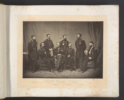 Sherman et ses généraux - George N. Barnard