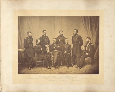 Sherman et ses généraux - George N. Barnard