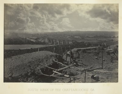 Rive sud de la Chattahoochie, Ga. - George N. Barnard