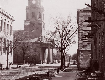Église Saint-Michel, Charleston, S.C., vers 1864 - George N. Barnard