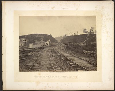 Allatoona Pass en regardant vers le nord, Géorgie - George N. Barnard