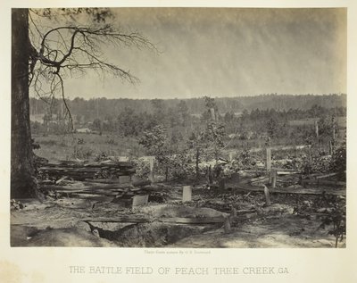 Le champ de bataille de Peach Tree Creek, Géorgie, 1864-1866 - George N. Barnard