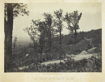La crête de Mission Ridge - George N. Barnard