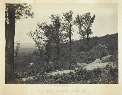 La crête de Mission Ridge, 1864-1866 - George N. Barnard