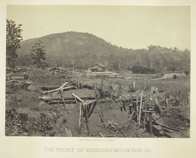 Le front de Kenesaw Mountain, GA - George N. Barnard
