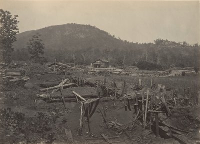 Le front de la montagne Kenesaw, Géorgie - George N. Barnard