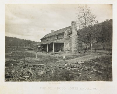 La maison de John Ross, Ringgold, Géorgie - George N. Barnard