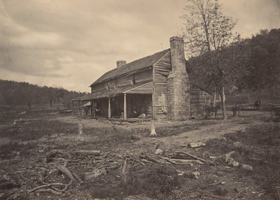 La maison de John Ross, Ringold, Géorgie, 1860s - George N. Barnard