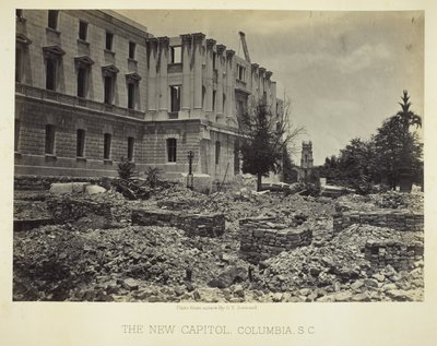 Le nouveau Capitole, Columbia, SC - George N. Barnard