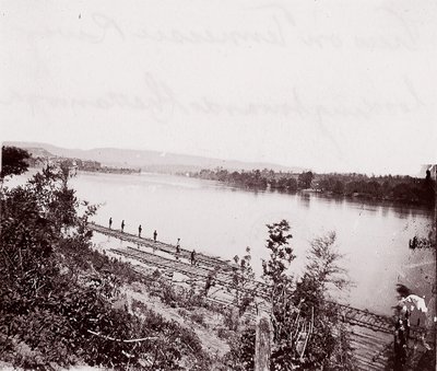 Vue sur la rivière Tennessee en direction de Chattanooga, vers 1864 - George N. Barnard