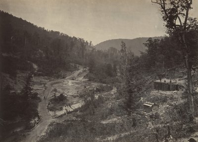 Vallée de Whiteside sous le pont - George N. Barnard