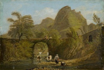 Dynas Rock et pont - George Orleans De La Motte
