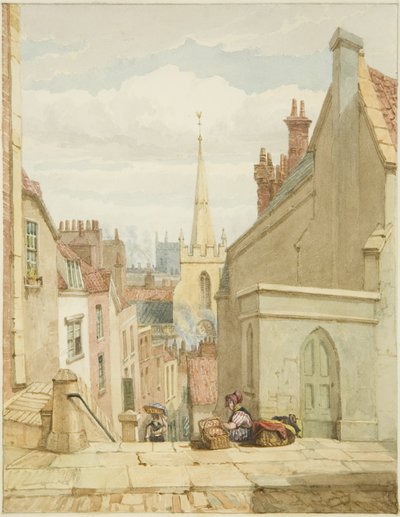 Queen Street [plus tard Christmas Steps] - George Orleans Delamotte