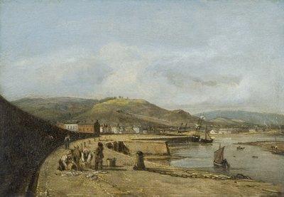 Swansea depuis le quai ouest - George Orleans Delamotte