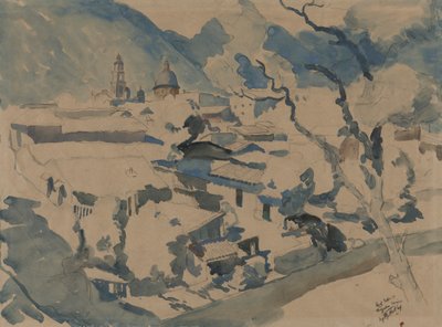 Toits à Orizaba, Mexique - George Overbury Hart