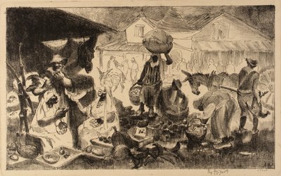 Le marché haïtien - George Overbury Pop Hart