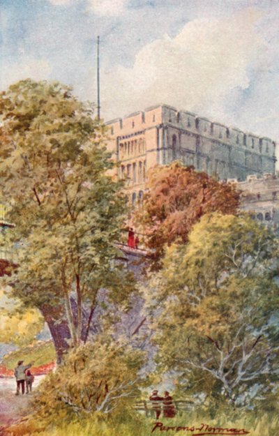 Le Château depuis les Jardins du Fossé - George Parsons Norman