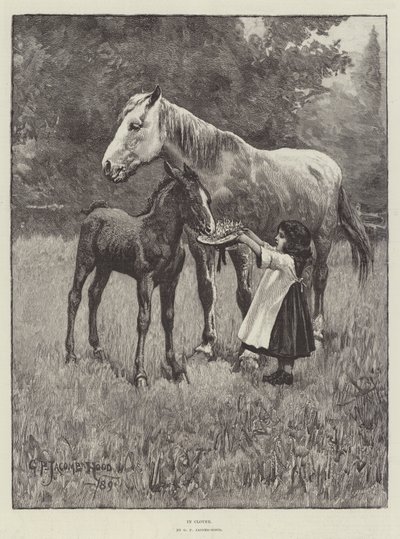 Dans le trèfle - George Percy Jacomb Hood