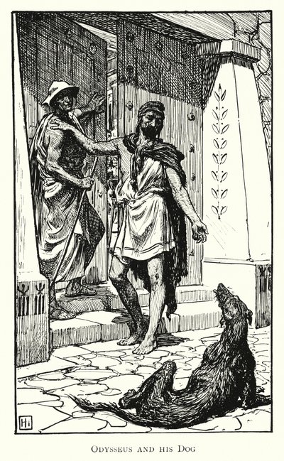 Odyssée : Ulysse et son chien - George Percy Jacomb Hood