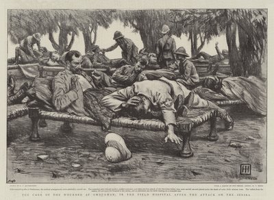 Le soin des blessés à Omdurman, dans l