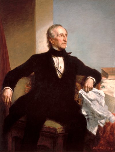 Portrait officiel du président John Tyler par George P. A. Healy - George Peter Alexander Healy