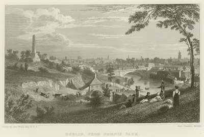 Dublin depuis Phoenix Park - George Petrie