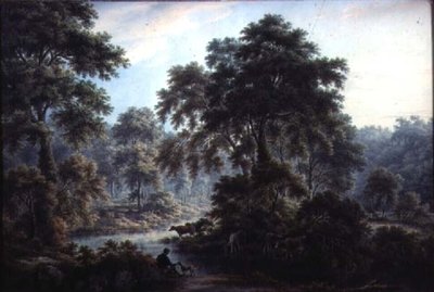 Près des anciens bains, Matlock, 19ème siècle - George Pickering