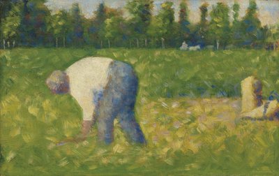 Paysan travaillant, 1883 - George Pierre Seurat